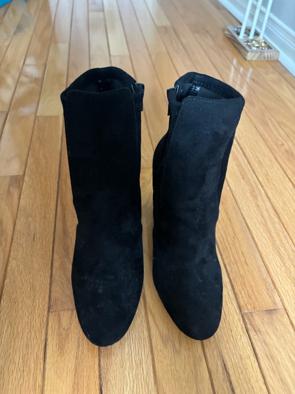 Aldo Suede Heeled Booties